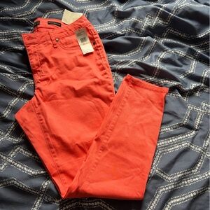 Coral Slim Straight Jeans